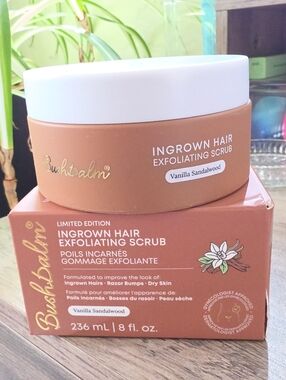 Vanilla Sandalwood Ingrown Hair Exfoliating Scrub & Watermelon ingrown hair Oil